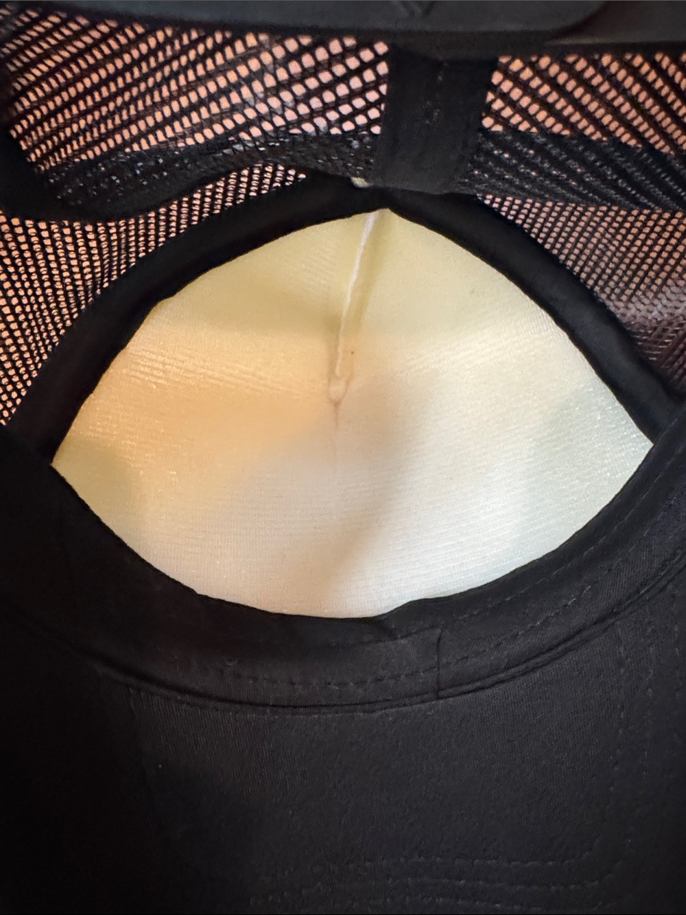 Nashville cowboys and tequila Black and White Mesh Trucker Hat - Picture 3 of 3